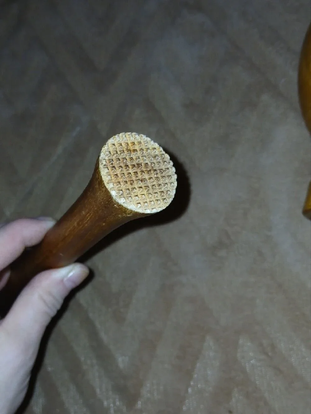 Wooden Pestle and Mortar Set - Natural Honey Wood